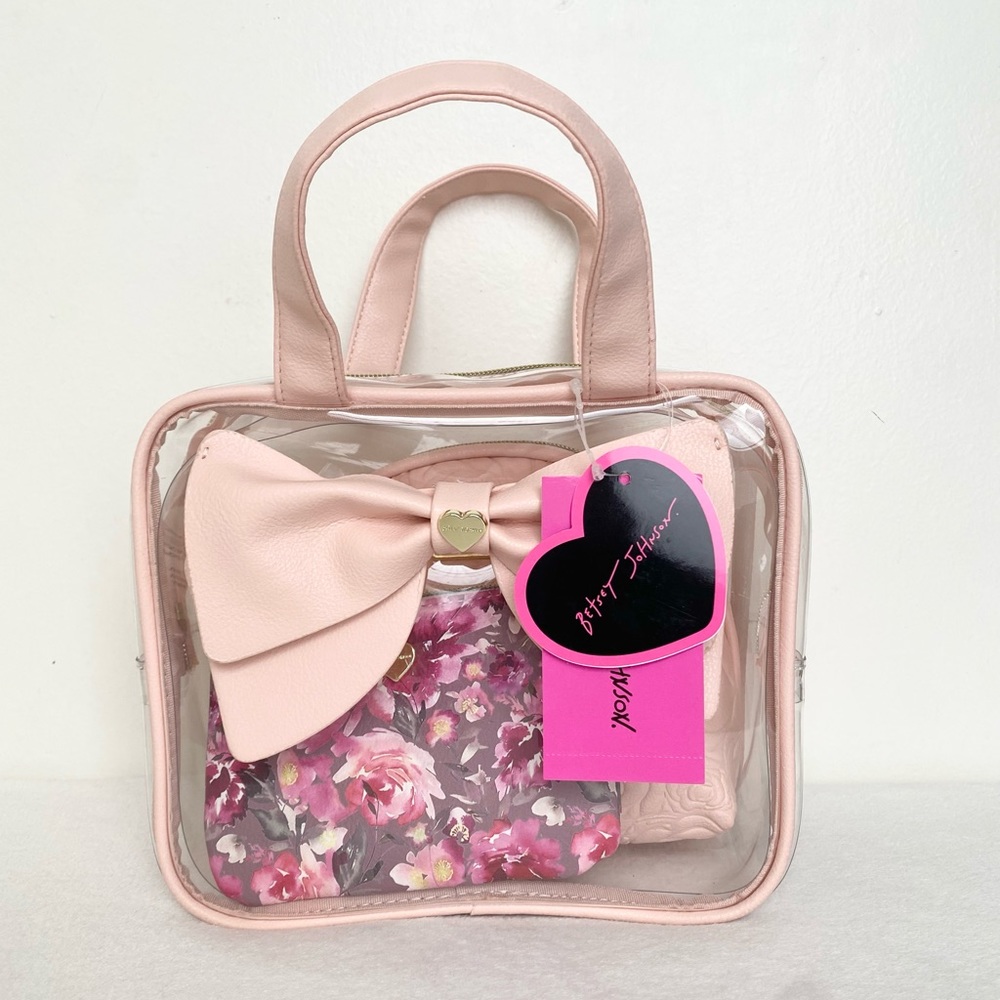 ❗️SOLD❗️Betsey Johnson cosmetic bags